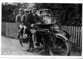 Motorbike and side car Motorbike and side car